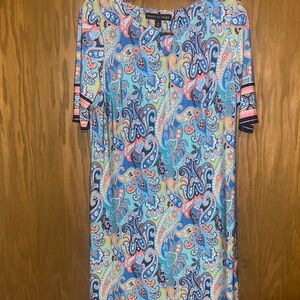 Madison Leigh Multicolor Paisley Midi Dress